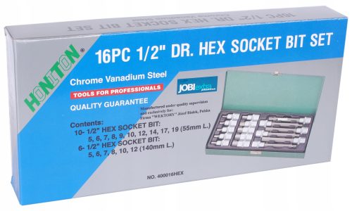 Imbusz bit klt. 16db-os 1/2 colos HONITON *A
