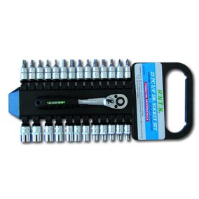 Kulcs klt. HONITON, 1/4 colos, 4-13mm, 27 db-os