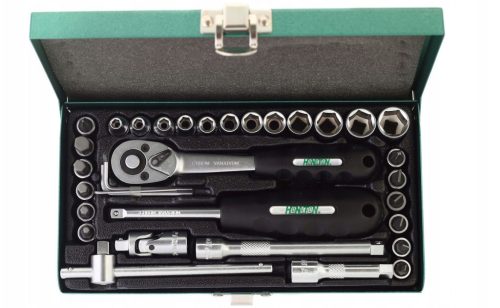 Kulcs klt. HONITON, 1/4 colos, 4-13mm, 33 db-os