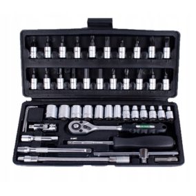 Kulcs klt. HONITON, 1/4 colos, 4-14mm, 46 db-os
