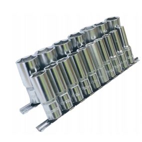 Hosszú dugókulcs klt. 17db-os 3/8" 8-24 mm