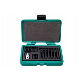   Kulcs klt. HONITON TORX, 1/2 colos, T20-T55, 30-75mm, 15 db-os