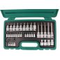 Dugókulcs klt. 40db-os 1/2" és 1/4" torx és imbusz HONITON