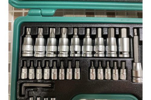 Dugókulcs klt. 40db-os 1/2" és 1/4" torx és imbusz HONITON