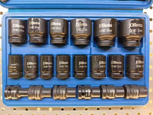Dugókulcs klt. 1/2" 20db 8-32mm JOBI EXTRA