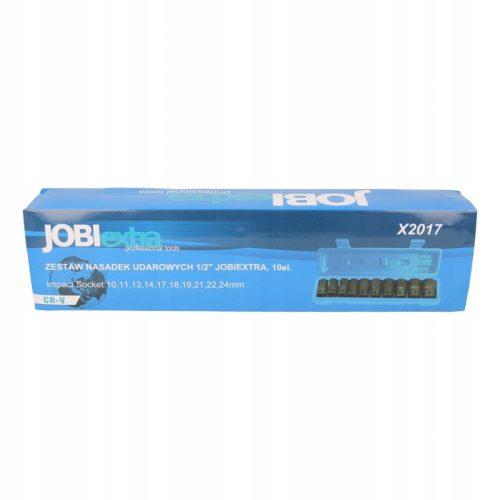Dugókulcs készlet 1/2" 10-24mm Gépi JOBI EXTRA