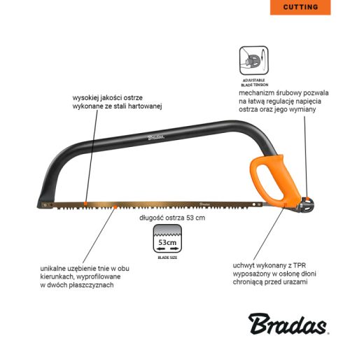 Keretes fűrész 21"