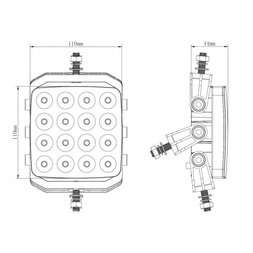 Ledes munkalámpa 48W
