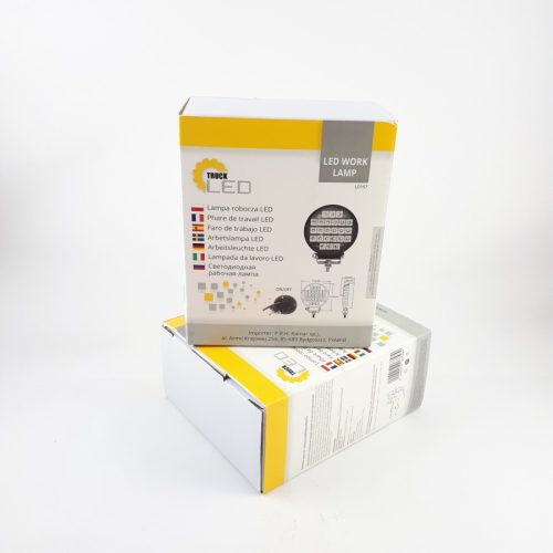 Ledes munkalámpa kör alakú 24 LED kapcsolóval szerelt