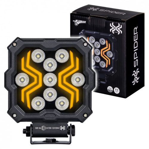 LED-es munkalámpa 18W, 9xLED X-SPIDER 2