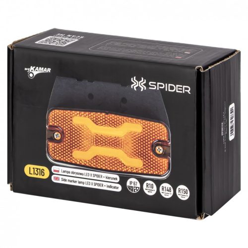 LED-es helyzetjelző lámpa + irányjelző X-SPIDER