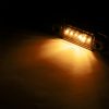 Helyzetjelző 6xLED, 12/24V, borostyánsárga DARK