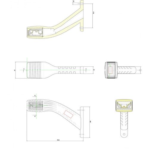 LED-es szélességjelző jobb
