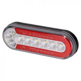 LED hátsó lámpa TL kis ovális 12/24V