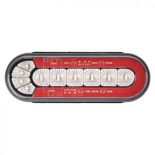 LED hátsó lámpa TL kis ovális 12/24V