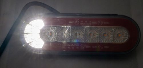 LED hátsó lámpa TL kis ovális 12/24V
