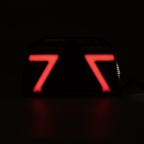 Hátsólámpa LED-es TL 5-fun. háromszöggel, bal oldali