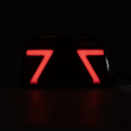 Hátsólámpa LED-es TL 5-fun. háromszöggel, jobb oldali