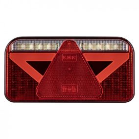   Hátsólámpa LED-es 7 funkcióval, háromszöggel + NPL, bal oldali