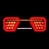 LED-es hátsólámpa, jobb oldali, dinamikus irányjelző + háromszög *A
