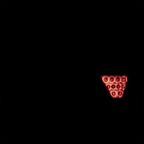Hátsólámpa LED-es 12/24V háromszöggel, jobb oldali