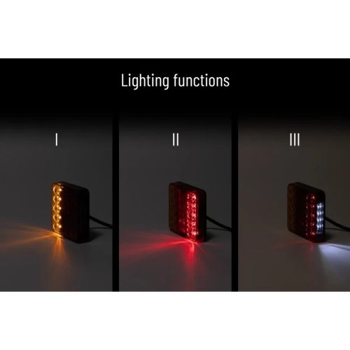 Hátsó lámpa 12V 14xLED