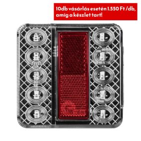 Hátsó lámpa fehér 12V 14xLED *A