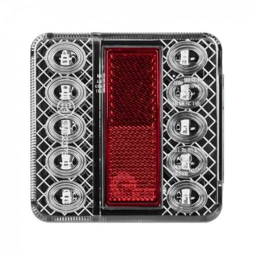 Hátsó lámpa fehér 12V 14xLED *A