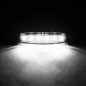 Helyzetjelző fehér 6x LED 12/24V