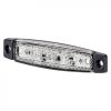 Helyzetjelző fehér 6x LED 12/24V