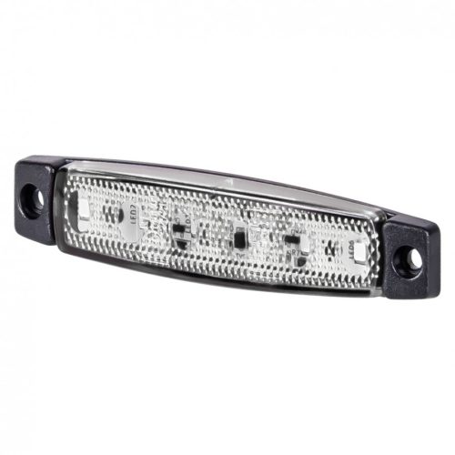 Helyzetjelző fehér 6x LED 12/24V