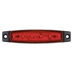 Helyzetjelző piros 6x LED 12/24V