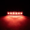 Helyzetjelző piros 6x LED 12/24V