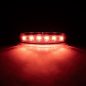 Helyzetjelző piros 6x LED 12/24V
