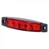 Helyzetjelző piros 6x LED 12/24V