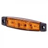 Helyzetjelző sárga 6x LED 12/24V