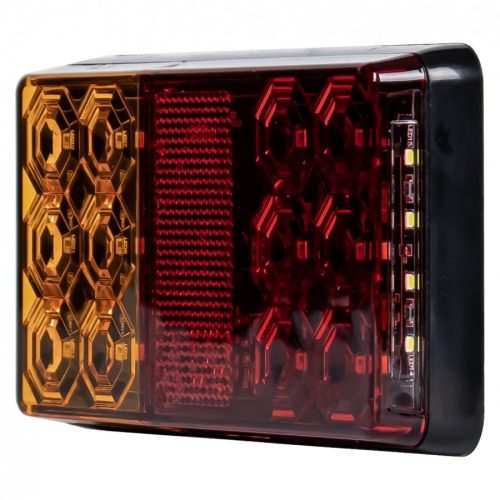 LED-es hátsólámpa rendszámtábla megvilágítással 12V 16xLED *A