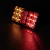 LED-es hátsólámpa rendszámtábla megvilágítással 12V 16xLED *A