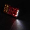 LED-es hátsólámpa rendszámtábla megvilágítással 12V 16xLED *A