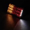 LED-es hátsólámpa rendszámtábla megvilágítással 12V 16xLED *A