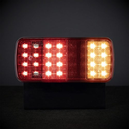 LED hátsó lámpa 3 kamrás 12/24V