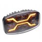 X-SPIDER Fényszóró LED+helyzetjelző lámpa+stroboszkóp