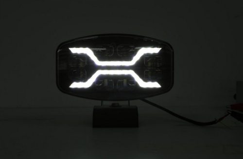 X-SPIDER Fényszóró LED+helyzetjelző lámpa+stroboszkóp
