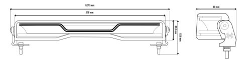 Fényszóró 108xLED X-SPIDER VENOM 