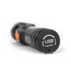 LED mini zseblámpa újratölthető 3W XPE 180LM, 1200mAh, 5 üzemmód LAT-KMR7