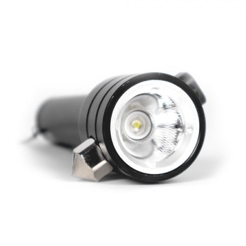 LED vészjelző zseblámpa kalapáccsal 3W, 200lm, 1x1200mAh, 5 üzemmód