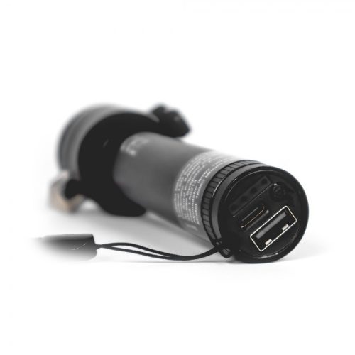 LED vészjelző zseblámpa kalapáccsal 3W, 200lm, 1x1200mAh, 5 üzemmód