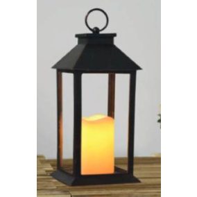 LED-es lámpás fekete házzal, meleg fehér fénnyel (836)