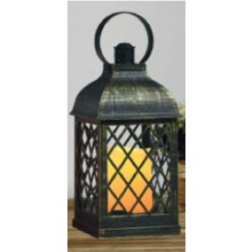 LED-es lámpás fekete házzal, meleg fehér fénnyel (828)