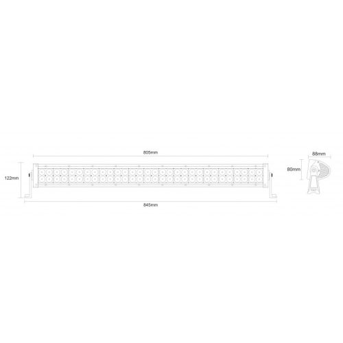 Fényhíd 60xLED 6700 LM 805mm